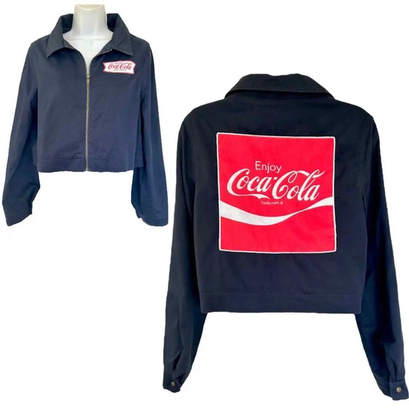 Authentic Coca-Cola jacket zip up jacket - Picture 1 of 6